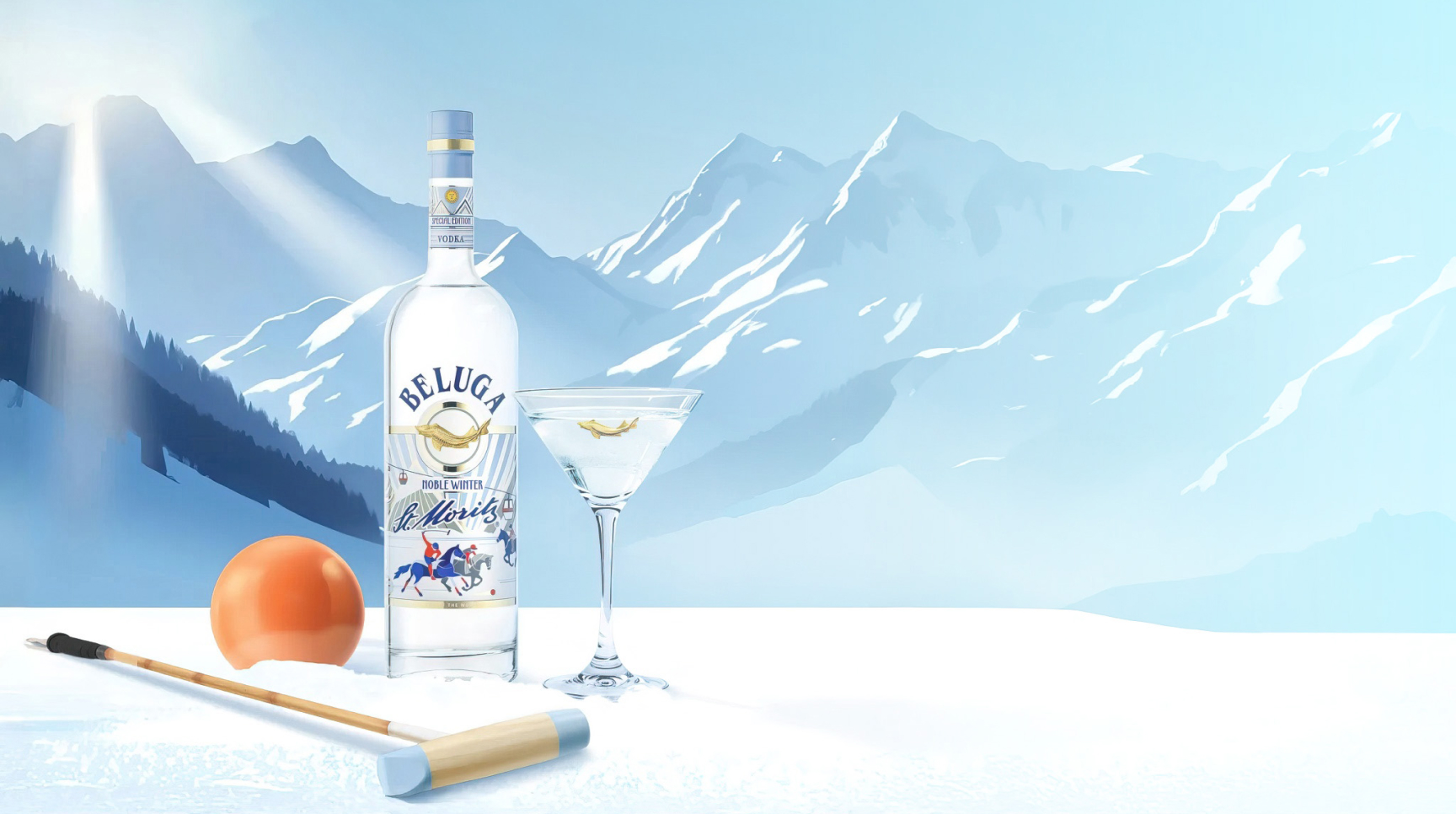 Noble Winter x St. moritz - Beluga Vodka